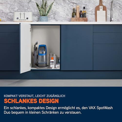 Fleckenreiniger Gerät für Teppiche & Polster, Mit Haustier-Aufsatz, Multi-Oberflächen-Düsen, Reinigungslösung & Zubehör für die tägliche Sauberkeit