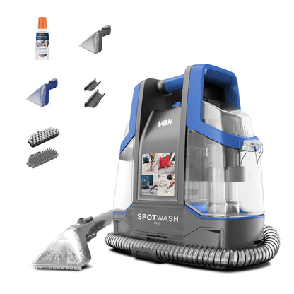 Fleckenreiniger Gerät für Teppiche & Polster, Mit Haustier-Aufsatz, Multi-Oberflächen-Düsen, Reinigungslösung & Zubehör für die tägliche Sauberkeit